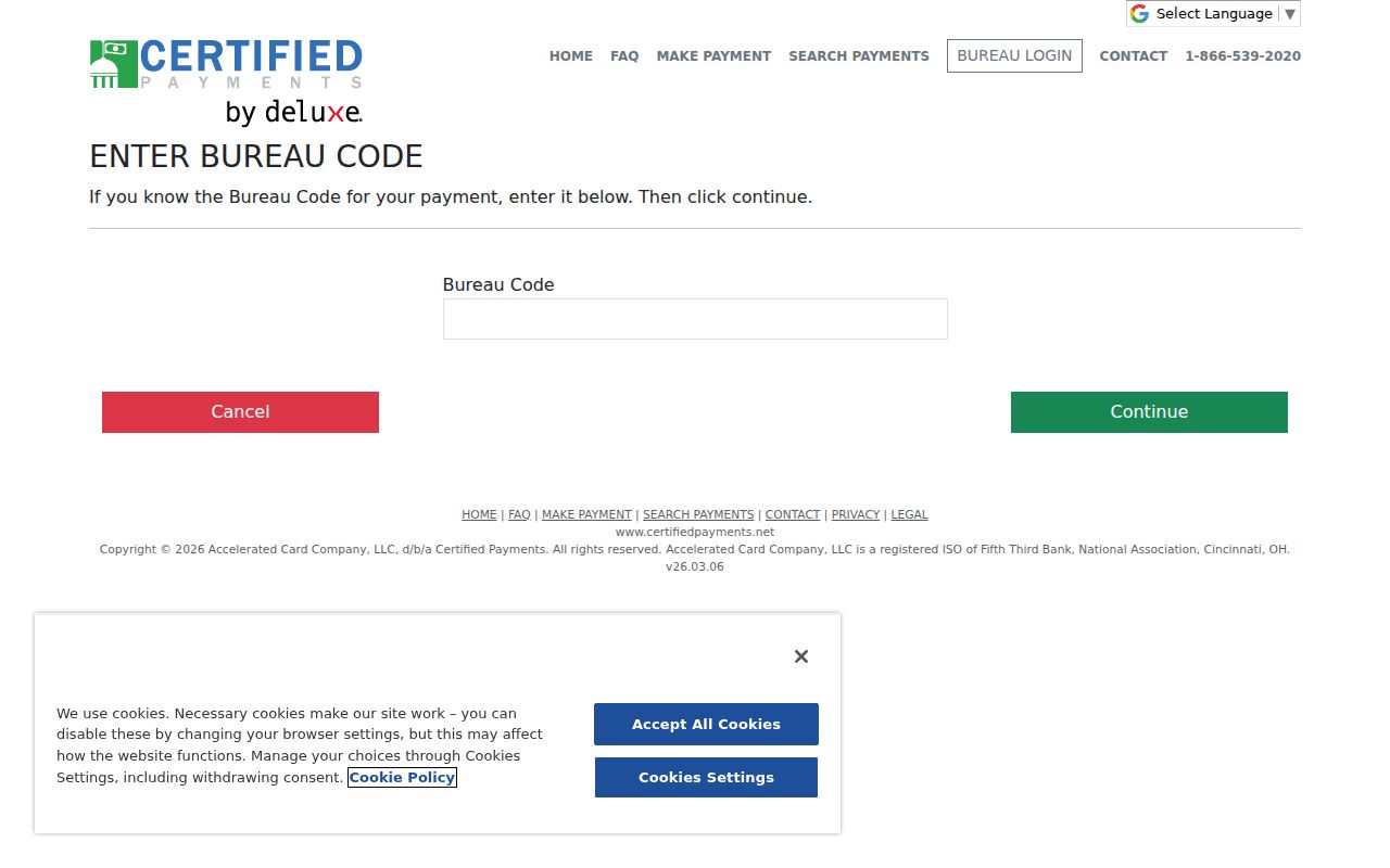 Moore County warrant check alternative, JP2 Bureau Code payment form